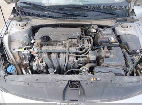 5NPLL4AG5MH049632 2021 HYUNDAI ELANTRA Silver Widok z tyłu