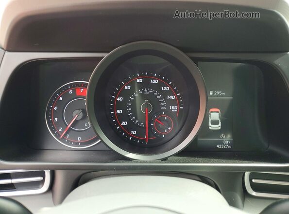 5NPLL4AG5MH050151 2021 HYUNDAI ELANTRA Red Սարքավորումների վահանակի տեսք