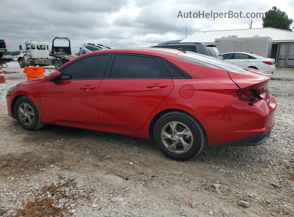 5NPLL4AG5MH050151 2021 HYUNDAI ELANTRA Red Հետևի ձախ