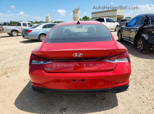 5NPLL4AG5PH110580 2023 HYUNDAI ELANTRA Red Rear view
