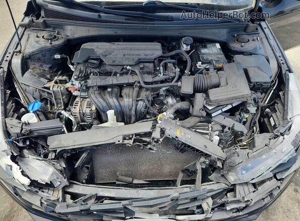 5NPLL4AG6MH014503 2021 HYUNDAI ELANTRA Black Widok wnętrza z tyłu