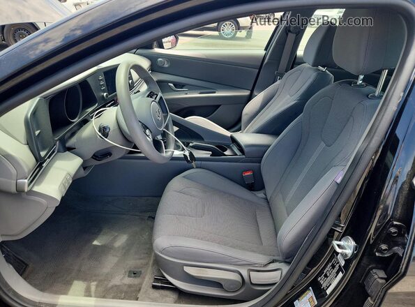 5NPLL4AG6MH014503 2021 HYUNDAI ELANTRA Black Widok wnętrza z przodu