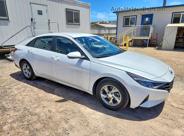 5NPLL4AG6MH014727 2021 HYUNDAI ELANTRA White Передня права чверть