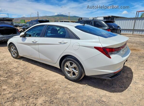 5NPLL4AG6MH014727 2021 HYUNDAI ELANTRA White Задня ліва чверть