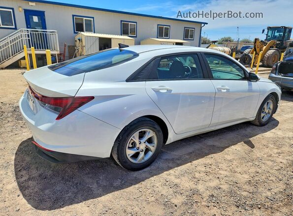 5NPLL4AG6MH014727 2021 HYUNDAI ELANTRA White Задня права чверть