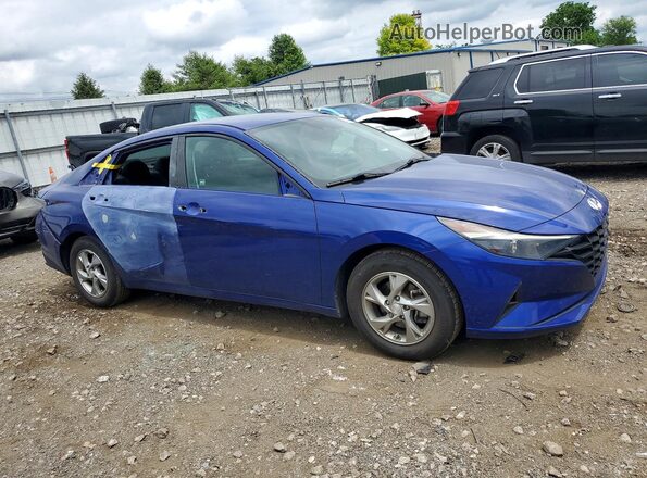 5NPLL4AG6MH033214 2021 HYUNDAI ELANTRA Blue Front right