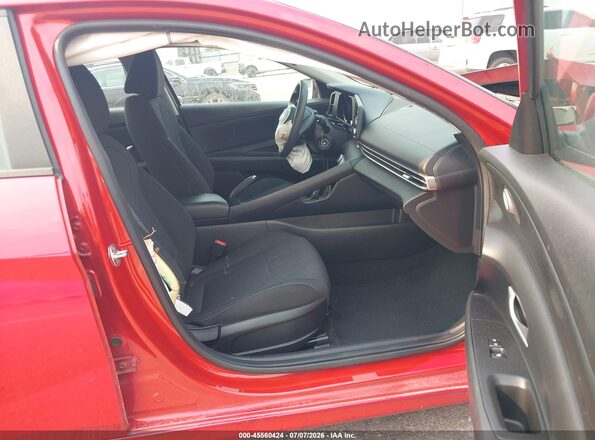 5NPLL4AG6MH036985 2021 HYUNDAI ELANTRA Red Սալոնի դիմացի տեսք