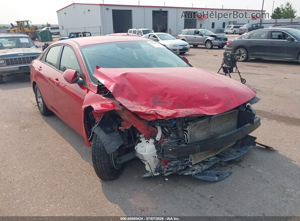 5NPLL4AG6MH036985 2021 HYUNDAI ELANTRA Red Դիմացի տեսք