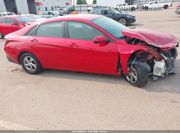 5NPLL4AG6MH036985 2021 HYUNDAI ELANTRA Red Սալոնի 360 աստիճան տեսք