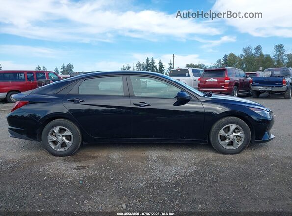 5NPLL4AG6MH047825 2021 HYUNDAI ELANTRA Черный Вид задней части салона