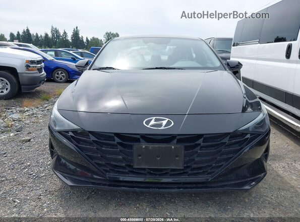 5NPLL4AG6MH047825 2021 HYUNDAI ELANTRA Черный Вид щитка приборов