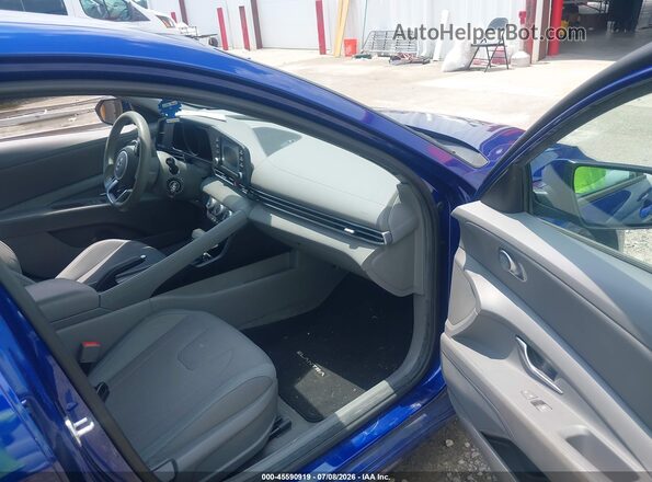 5NPLL4AG6MH050790 2021 HYUNDAI ELANTRA Blue Vista interior delantera