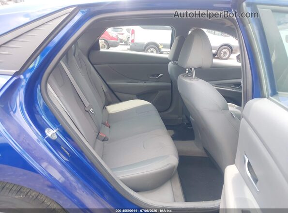 5NPLL4AG6MH050790 2021 HYUNDAI ELANTRA Blue Vista de la etiqueta del VIN