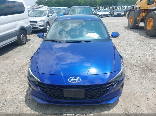 5NPLL4AG6MH050790 2021 HYUNDAI ELANTRA Blue Vista del cuadro de instrumentos