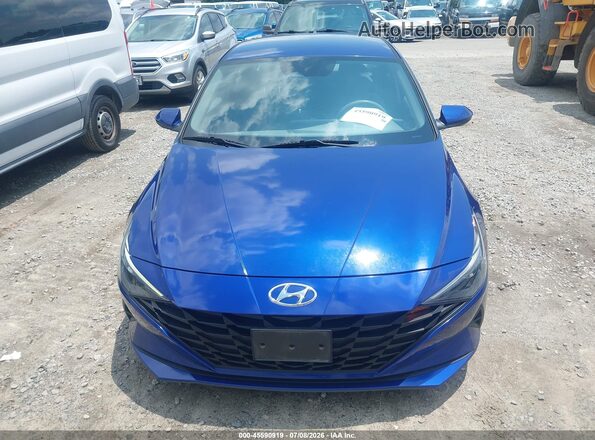 5NPLL4AG6MH050790 2021 HYUNDAI ELANTRA Blue Vista frontal
