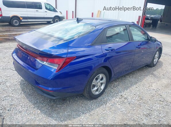5NPLL4AG6MH050790 2021 HYUNDAI ELANTRA Blue Trasero derecho