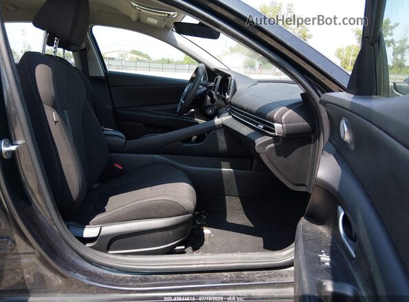 5NPLL4AG7MH024926 2021 HYUNDAI ELANTRA Gray Front interior view