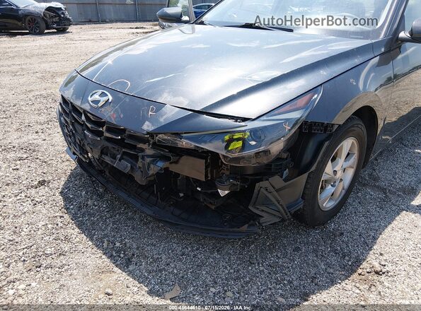 5NPLL4AG7MH024926 2021 HYUNDAI ELANTRA Gray Front view