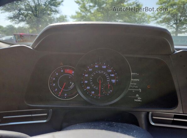 5NPLL4AG7MH050698 2021 HYUNDAI ELANTRA Gray Սարքավորումների վահանակի տեսք
