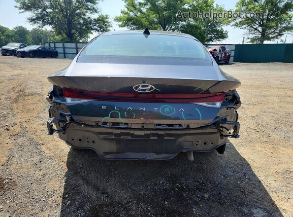 5NPLL4AG7MH050698 2021 HYUNDAI ELANTRA Gray Հետևի տեսք