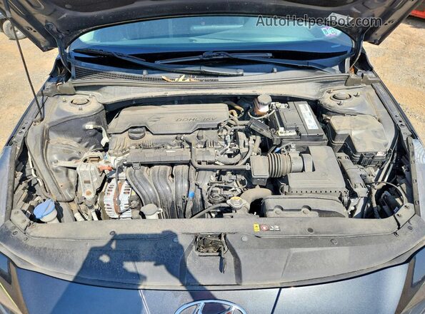 5NPLL4AG7MH050698 2021 HYUNDAI ELANTRA Gray Սալոնի հետևի տեսք