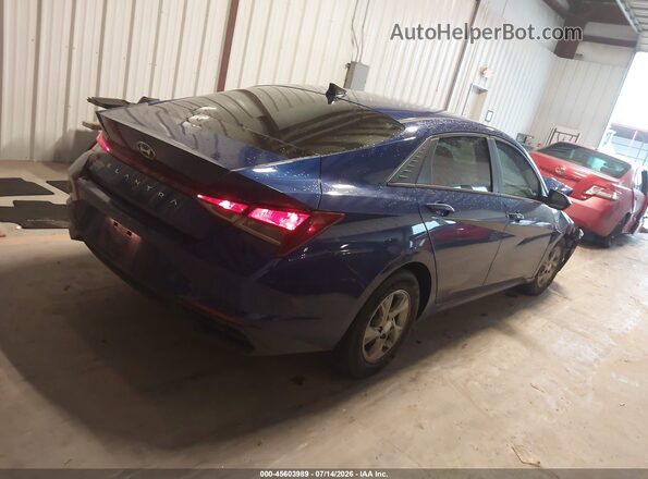5NPLL4AG7NH080723 2022 HYUNDAI ELANTRA Blue Rear right