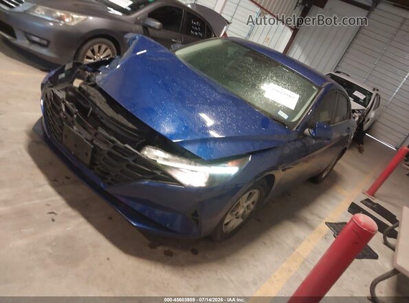 5NPLL4AG7NH080723 2022 HYUNDAI ELANTRA Blue Front left