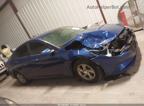 5NPLL4AG7NH080723 2022 HYUNDAI ELANTRA Blue Rear interior view