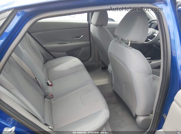 5NPLL4AG7PH095144 2023 HYUNDAI ELANTRA Blue Vista de la etiqueta del VIN