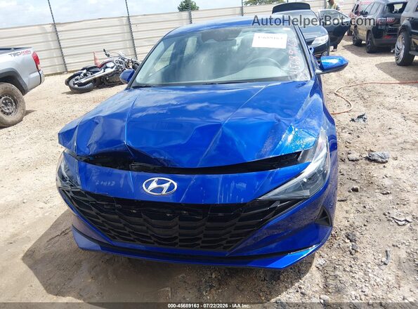 5NPLL4AG7PH095144 2023 HYUNDAI ELANTRA Blue Vista del cuadro de instrumentos
