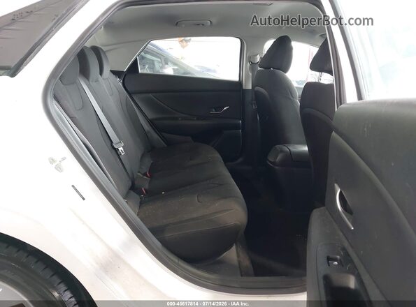 5NPLL4AG8MH047101 2021 HYUNDAI ELANTRA White VIN კოდის სტიკერის ხედი