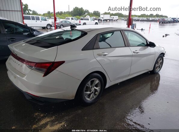 5NPLL4AG8MH047101 2021 HYUNDAI ELANTRA White უკანა მარჯვენა