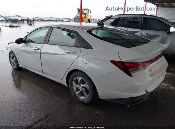 5NPLL4AG8MH047101 2021 HYUNDAI ELANTRA White უკანა მარცხენა