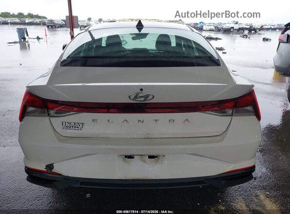 5NPLL4AG8MH047101 2021 HYUNDAI ELANTRA White 