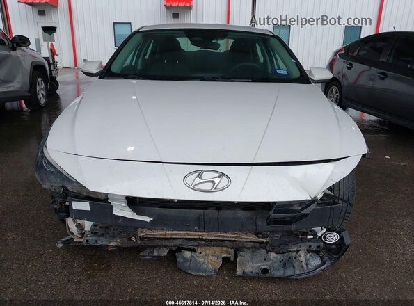 5NPLL4AG8MH047101 2021 HYUNDAI ELANTRA White წინა ხედი