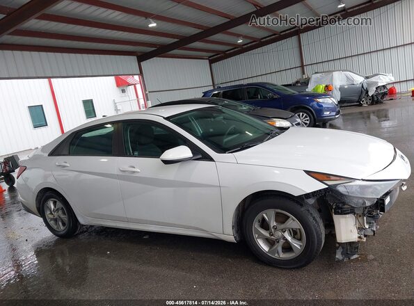 5NPLL4AG8MH047101 2021 HYUNDAI ELANTRA White უკანა სალონის ხედი