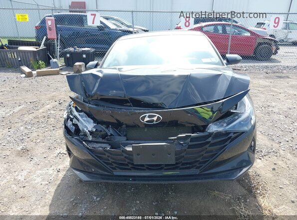 5NPLL4AG8MH047454 2021 HYUNDAI ELANTRA Black Սալոնի հետևի տեսք