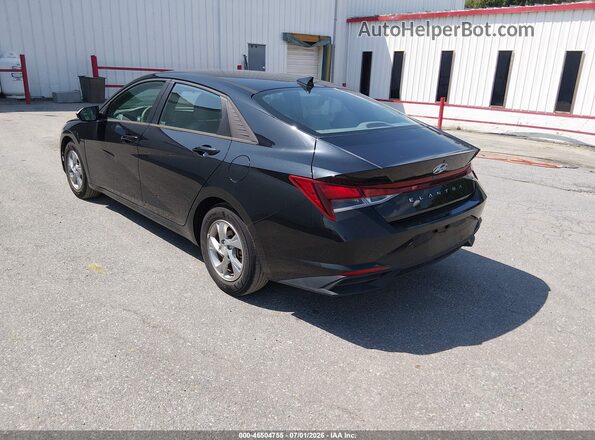 5NPLL4AG8MH049768 2021 HYUNDAI ELANTRA Black Tył lewy