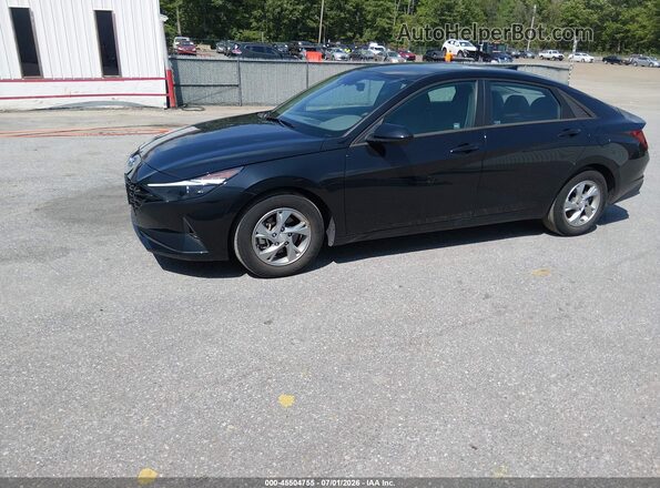 5NPLL4AG8MH049768 2021 HYUNDAI ELANTRA Black Przód lewy
