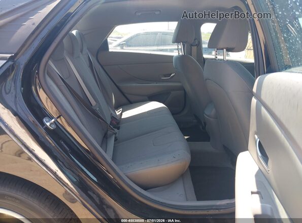 5NPLL4AG8MH049799 2021 HYUNDAI ELANTRA Black VIN sticker view
