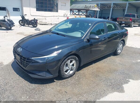 5NPLL4AG8MH049799 2021 HYUNDAI ELANTRA Black Front left