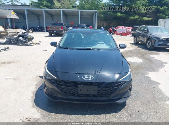 5NPLL4AG8MH049799 2021 HYUNDAI ELANTRA Black Rear interior view