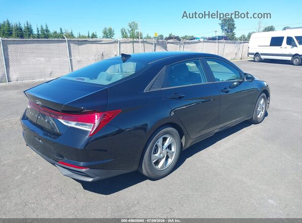 5NPLL4AG8MH050368 2021 HYUNDAI ELANTRA Черный Задняя правая четверть