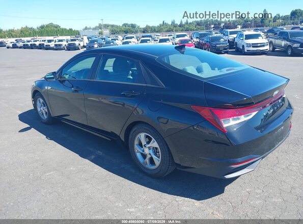 5NPLL4AG8MH050368 2021 HYUNDAI ELANTRA Черный Задняя левая четверть