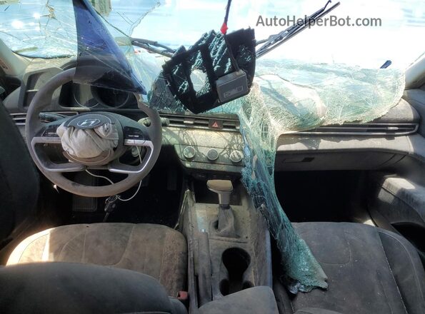 5NPLL4AG8MH052668 2021 HYUNDAI ELANTRA Blue Vista del salpicadero