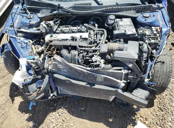 5NPLL4AG8MH052668 2021 HYUNDAI ELANTRA Blue Vista del compartimento del motor