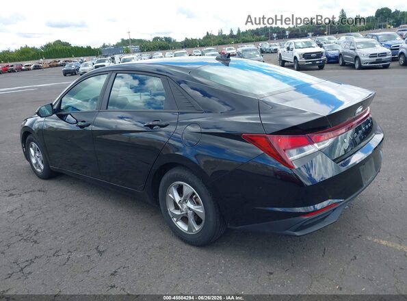 5NPLL4AG9MH047298 2021 HYUNDAI ELANTRA Black Trasero izquierdo