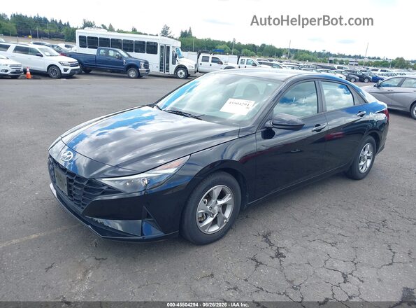 5NPLL4AG9MH047298 2021 HYUNDAI ELANTRA Black Vista tres cuartos delantera izquierda