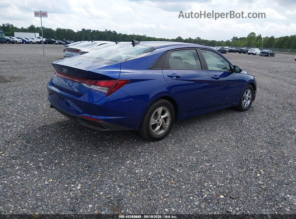 5NPLL4AG9MH048869 2021 HYUNDAI ELANTRA Blue Հետևի աջ