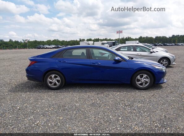 5NPLL4AG9MH048869 2021 HYUNDAI ELANTRA Blue Սալոնի 360 աստիճան տեսք